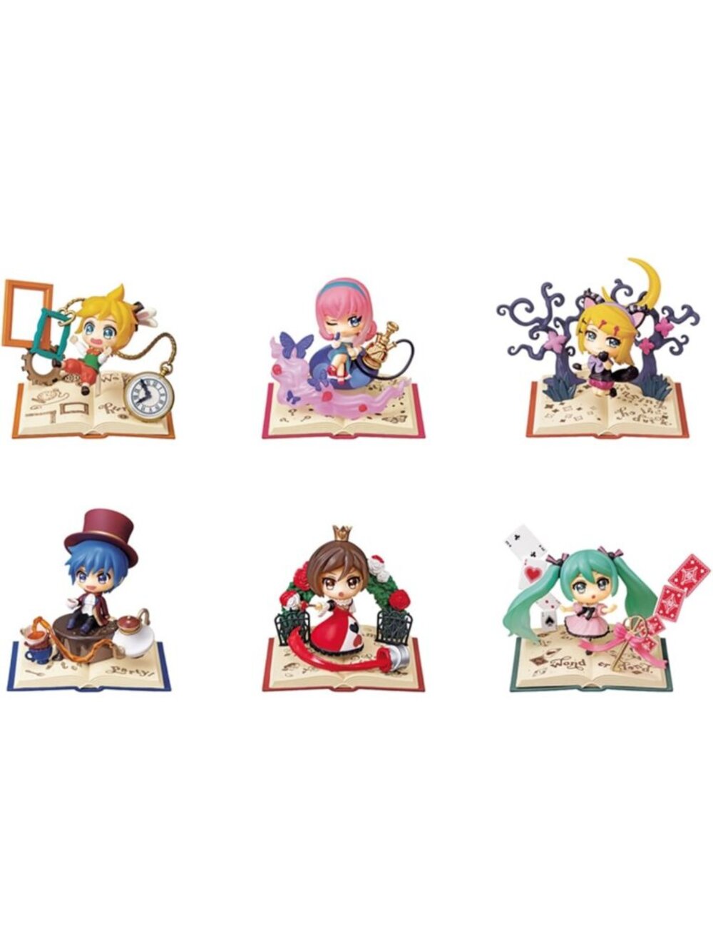 Secret Wonderland Collection Figurines - Hatsune Miku Assortment, 6 cm (Set of